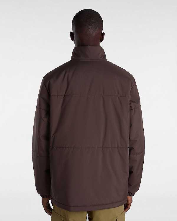 Brown Men Vans MTE Norris Puffer Jacket Canada | VN6274950