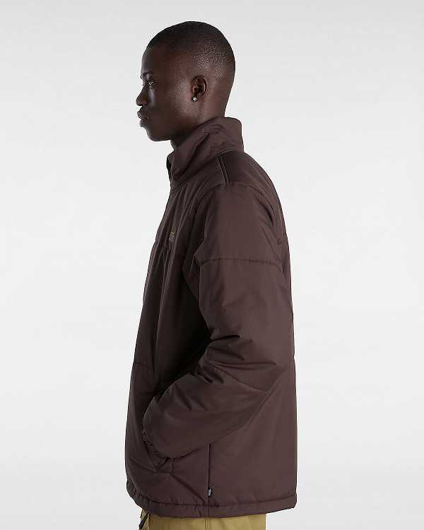 Brown Men Vans MTE Norris Puffer Jacket Canada | VN6274950