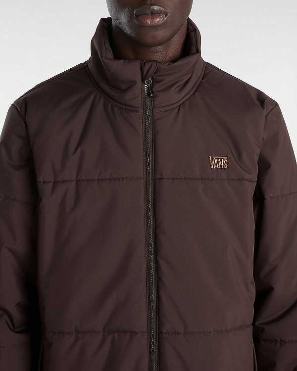 Brown Men Vans MTE Norris Puffer Jacket Canada | VN6274950