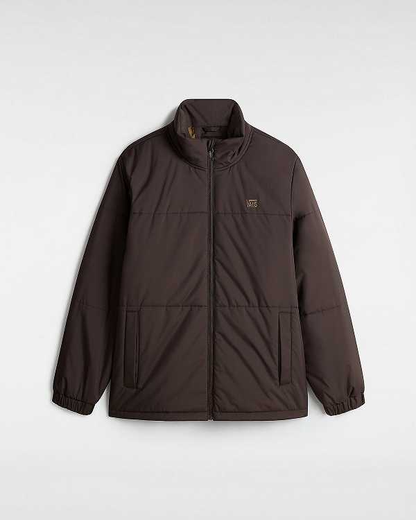 Brown Men Vans MTE Norris Puffer Jacket Canada | VN6274950