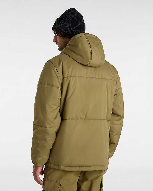 Brown Men Vans MTE Norris Puffer Jacket Canada | VN0839162