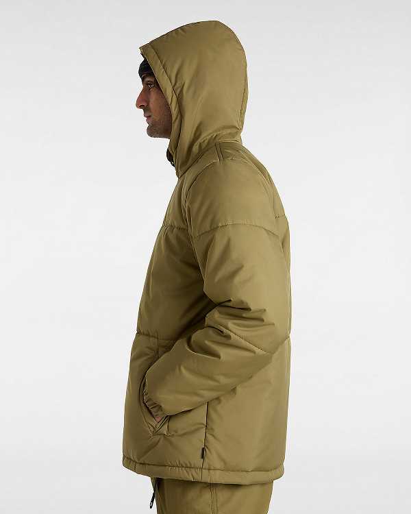 Brown Men Vans MTE Norris Puffer Jacket Canada | VN0839162