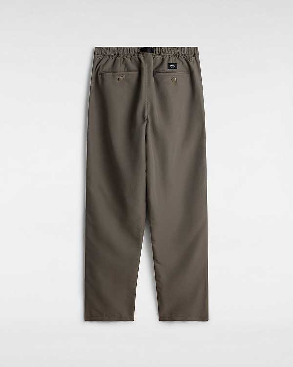 Brown Men Vans MTE Range Nylon Loose Tapered Pants Canada | VN3642951