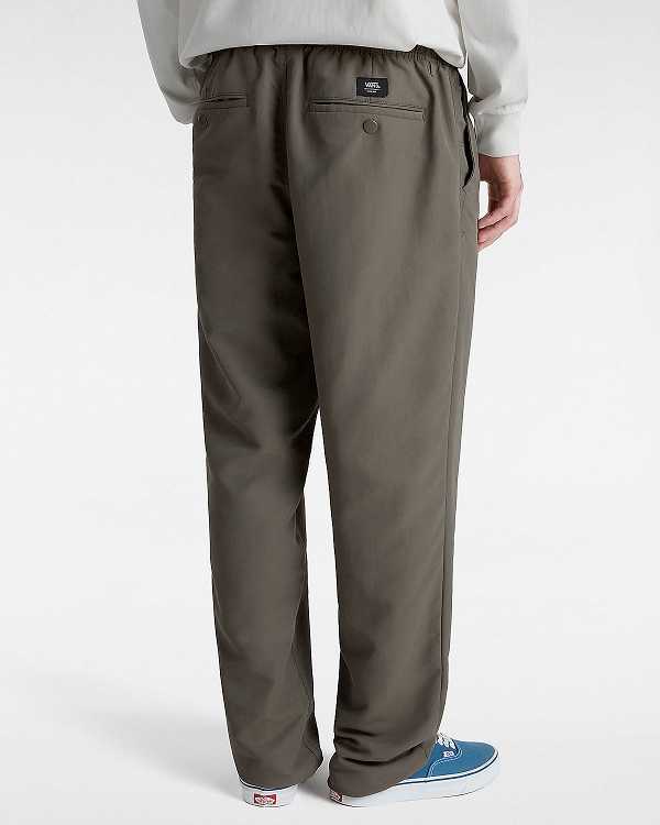 Brown Men Vans MTE Range Nylon Loose Tapered Pants Canada | VN3642951