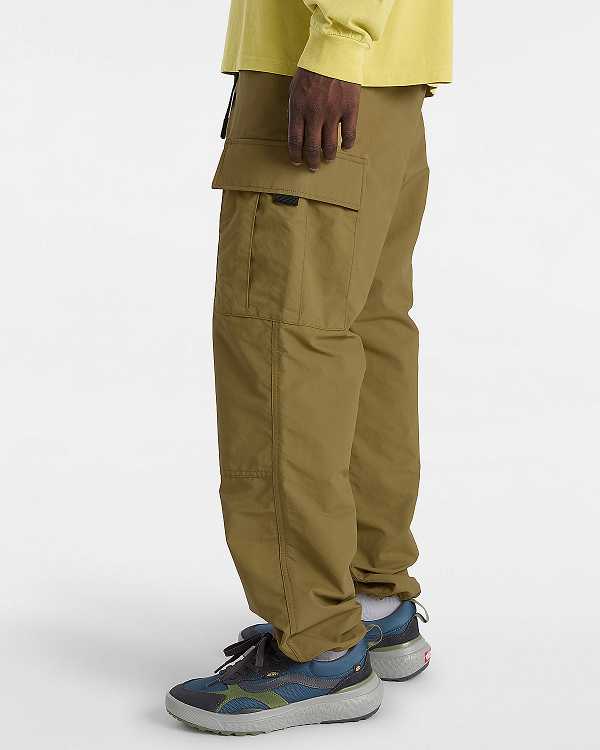 Brown Men Vans MTE Service Cargo Loose Tapered Pants Canada | VN4718302