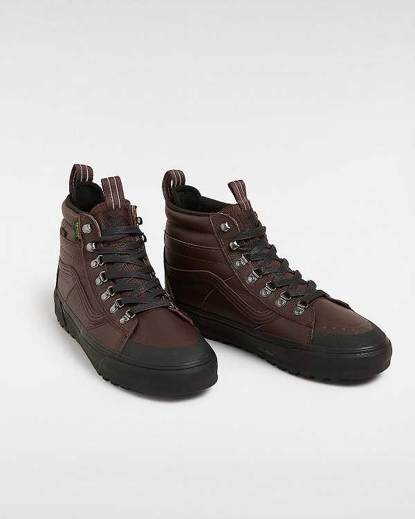 Brown Men Vans MTE Sk8-Hi DR Waterproof Shoes Canada | VN1572364