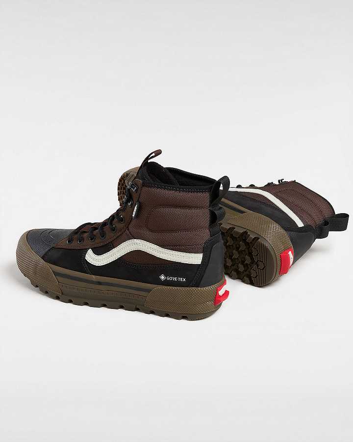 Brown Men Vans MTE Sk8-Hi Gore-tex Shoes Canada | VN0957648
