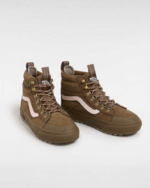 Brown Men Vans MTE Sk8-Hi Waterproof Shoes Canada | VN4516937