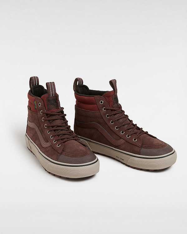 Brown Men Vans MTE Sk8-Hi Waterproof Shoes Canada | VN3180645