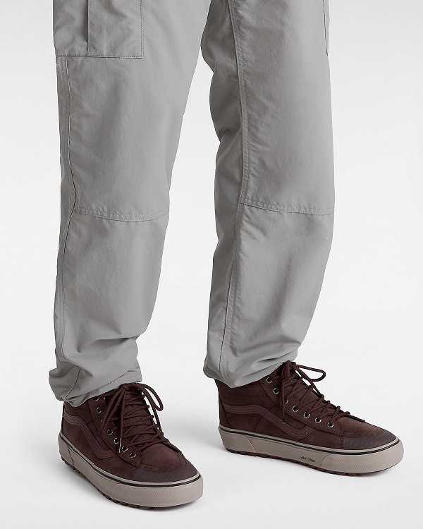 Brown Men Vans MTE Sk8-Hi Waterproof Shoes Canada | VN3180645