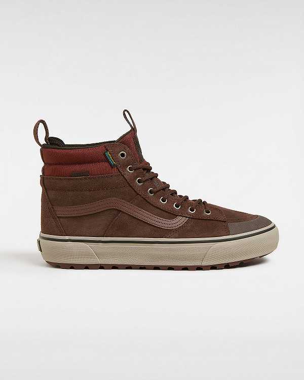Brown Men Vans MTE Sk8-Hi Waterproof Shoes Canada | VN3180645