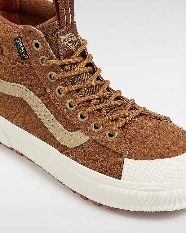 Brown Men Vans MTE Sk8-Hi Waterproof Shoes Canada | VN0237815