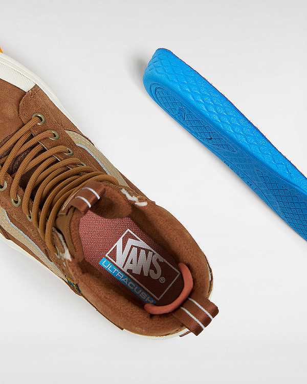 Brown Men Vans MTE Sk8-Hi Waterproof Shoes Canada | VN0237815