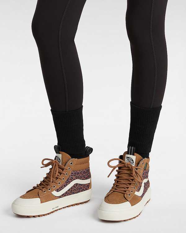 Brown Men Vans MTE Sk8-Hi Waterproof Shoes Canada | VN0743915