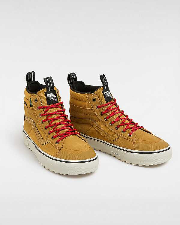 Brown Men Vans MTE Sk8-Hi Waterproof Shoes Canada | VN8107635