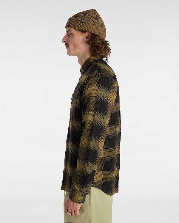 Brown Men Vans Monterey Shirts Canada | VN1960742