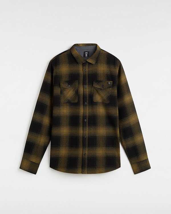 Brown Men Vans Monterey Shirts Canada | VN1960742