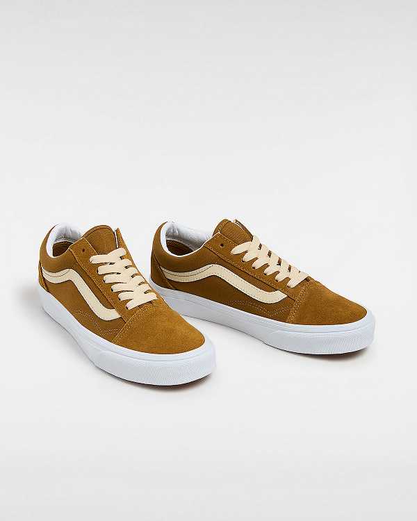 Brown Men Vans Old Skool Sneakers Canada | VN1208596