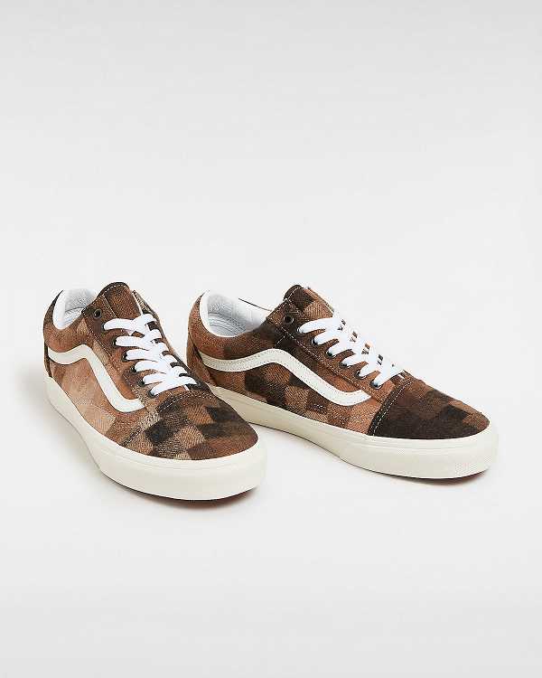 Brown Men Vans Old Skool Sneakers Canada | VN4578396