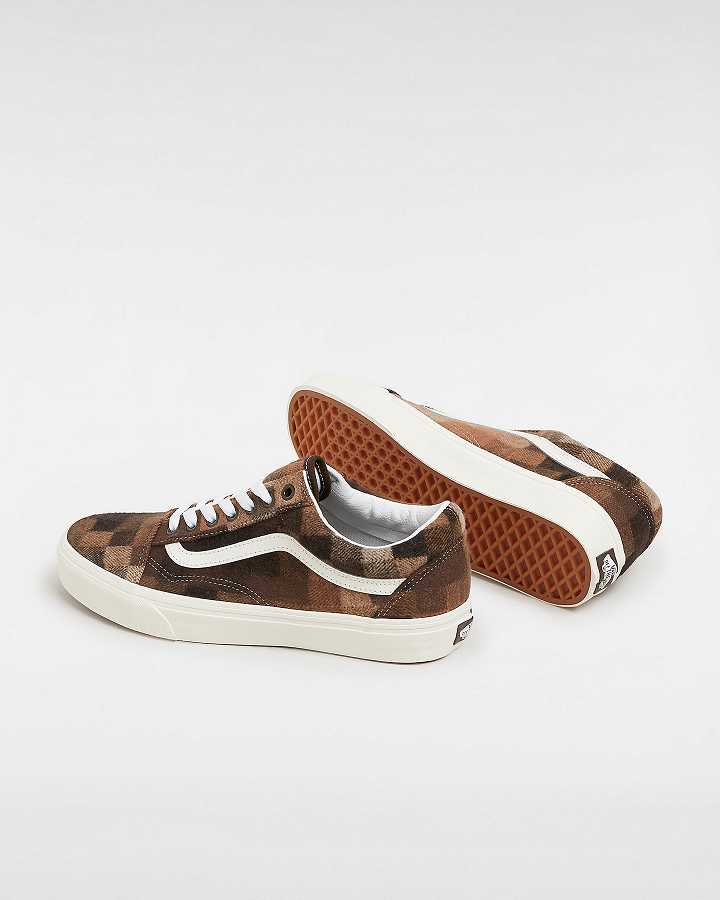 Brown Men Vans Old Skool Sneakers Canada | VN4578396