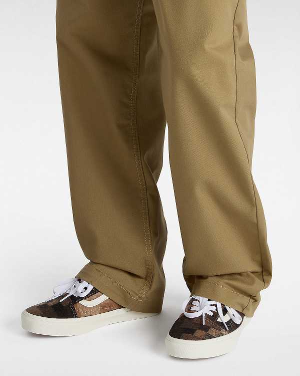 Brown Men Vans Old Skool Sneakers Canada | VN4578396