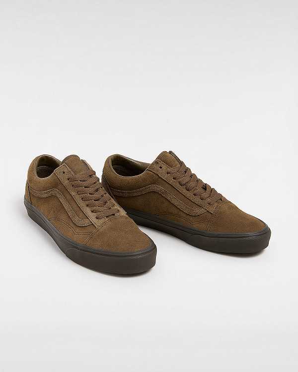 Brown Men Vans Old Skool Sneakers Canada | VN7352094