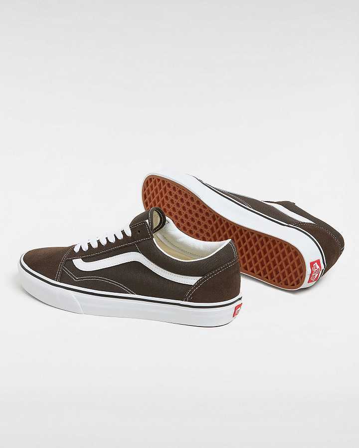 Brown Men Vans Old Skool Sneakers Canada | VN8530947