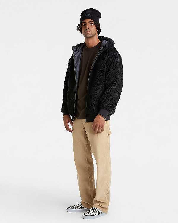 Brown Men Vans Original Standards Long Sleeve T Shirts Canada | VN1074952