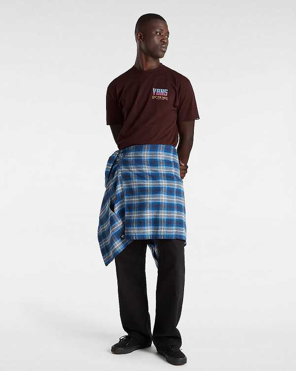 Brown Men Vans Palm Cheers Classic T Shirts Canada | VN1956304