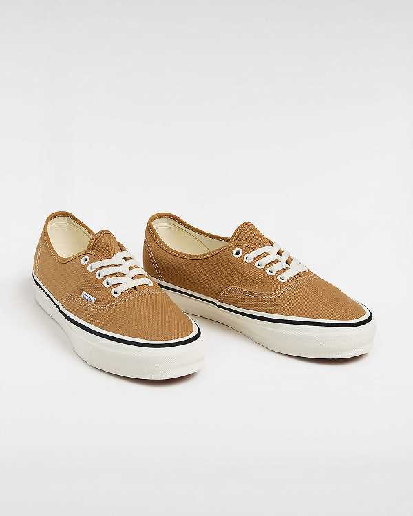 Brown Men Vans Premium Authentic 44 Duck Canvas Shoes Canada | VN6907845