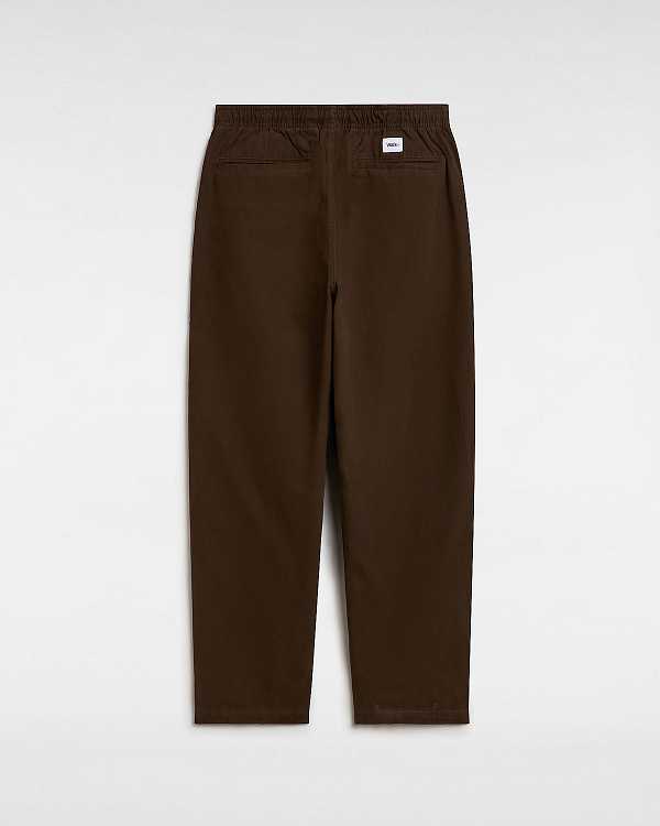 Brown Men Vans Premium Easy Trouser Pants Canada | VN7105634