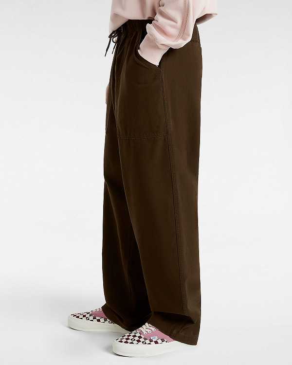 Brown Men Vans Premium Easy Trouser Pants Canada | VN7105634