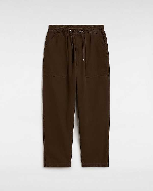 Brown Men Vans Premium Easy Trouser Pants Canada | VN7105634