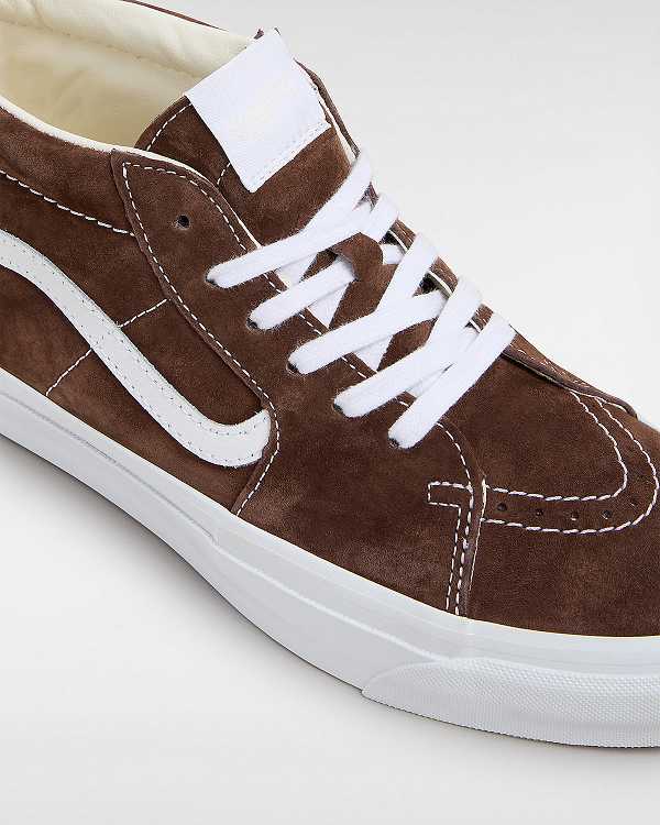 Brown Men Vans Premium Sk8-Mid 83 Sneakers Canada | VN3718045