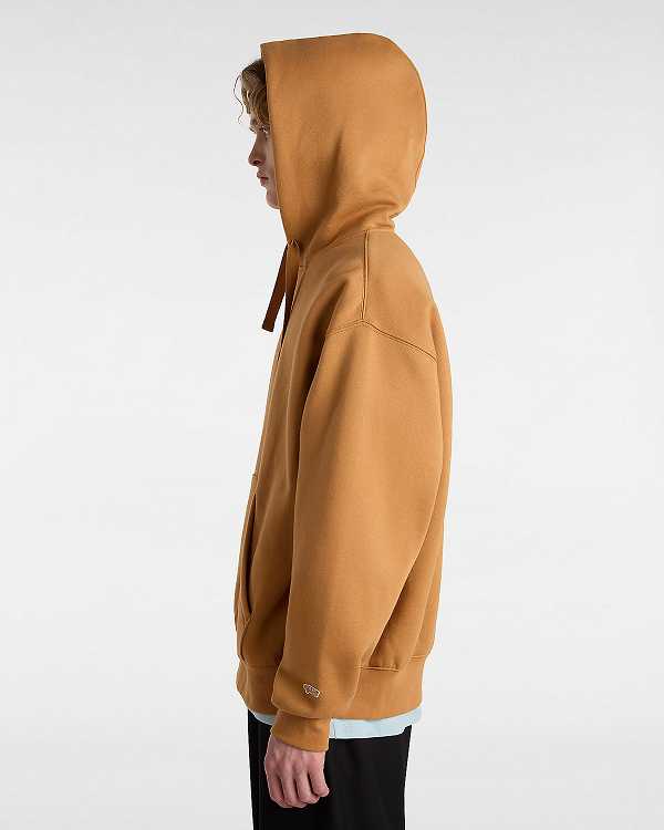Brown Men Vans Premium Surplus Hoodie Canada | VN5486391