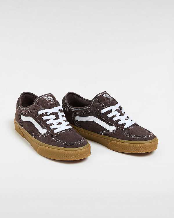 Brown Men Vans Rowley Classic Sneakers Canada | VN4215937