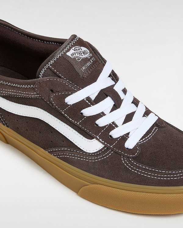 Brown Men Vans Rowley Classic Sneakers Canada | VN4215937