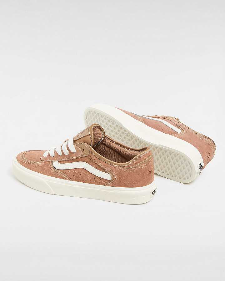 Brown Men Vans Rowley Classic Sneakers Canada | VN5047213