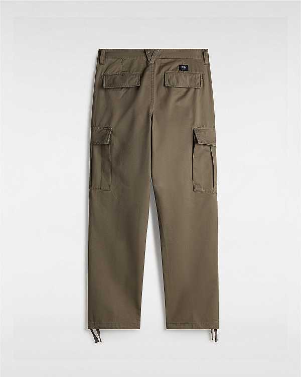 Brown Men Vans Service Cargo Loose Tapered Pants Canada | VN4395216