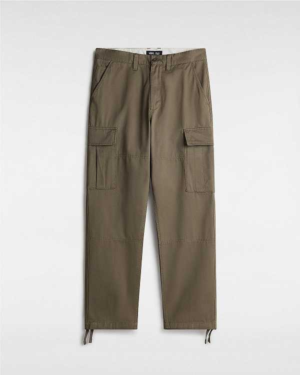 Brown Men Vans Service Cargo Loose Tapered Pants Canada | VN4395216