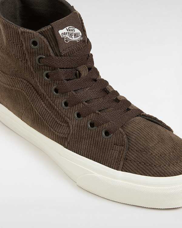 Brown Men Vans Sk8-Hi Tapered Sneakers Canada | VN6450873