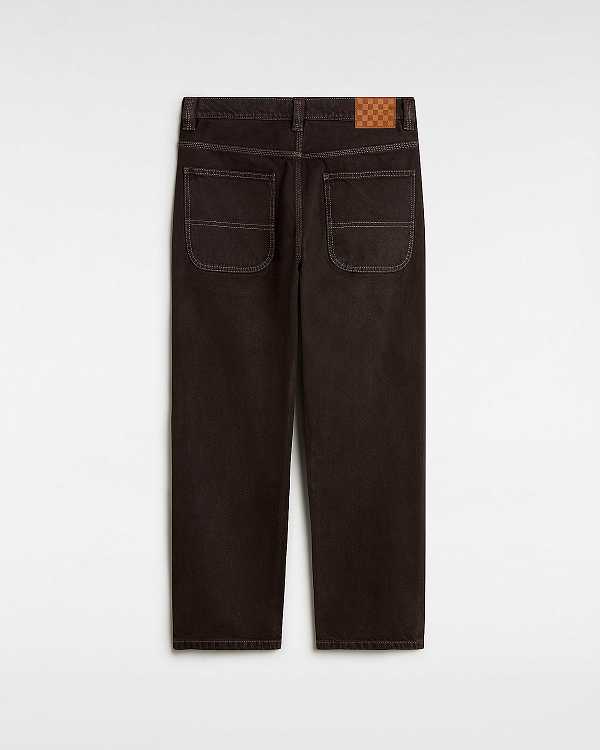 Brown Men Vans Skate Check-5 Loose Pants Canada | VN6924701