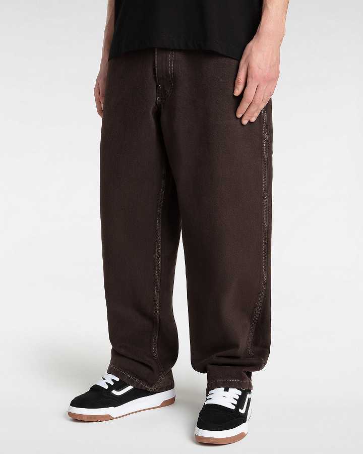 Brown Men Vans Skate Check-5 Loose Pants Canada | VN6924701