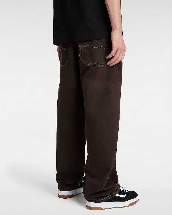 Brown Men Vans Skate Check-5 Loose Pants Canada | VN6924701