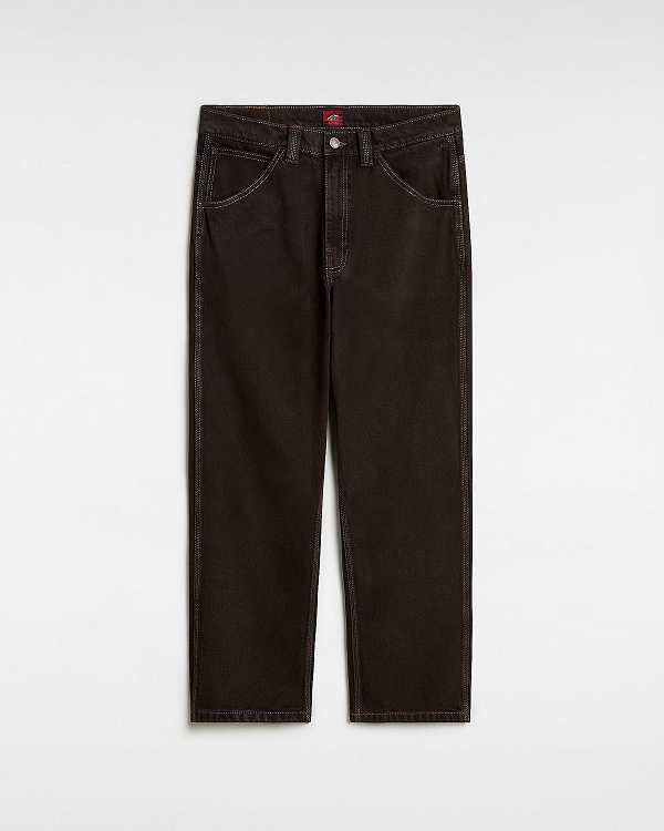 Brown Men Vans Skate Check-5 Loose Pants Canada | VN6924701
