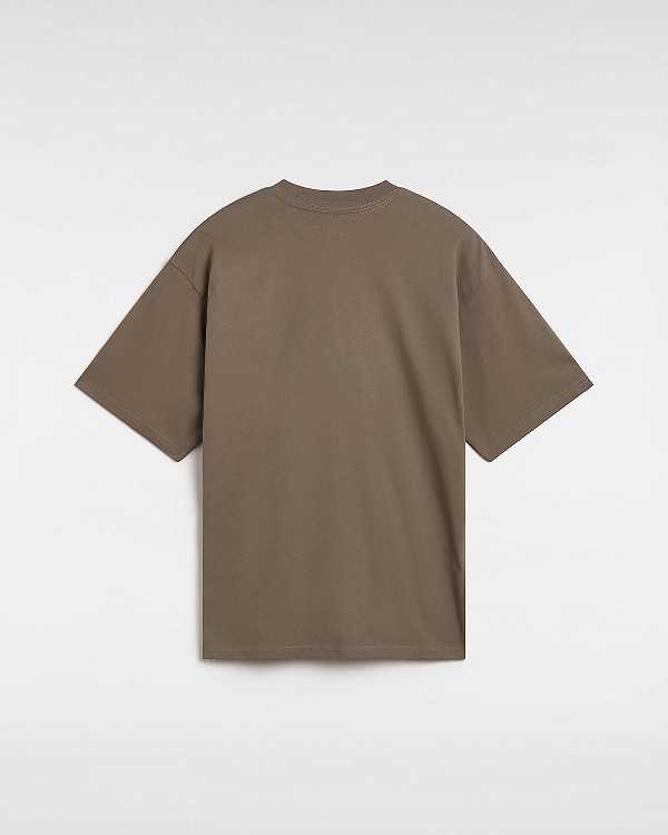 Brown Men Vans Take The Call T Shirts Canada | VN6325914