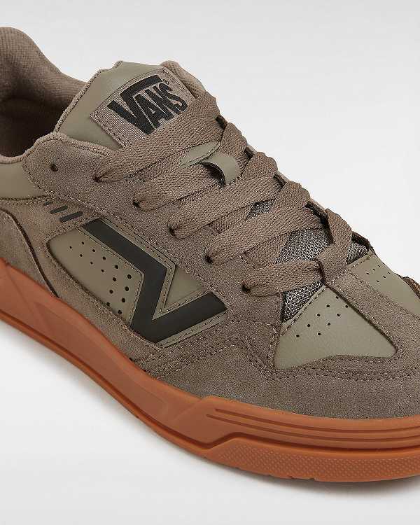 Brown Men Vans Upland Suede Sneakers Canada | VN2145973