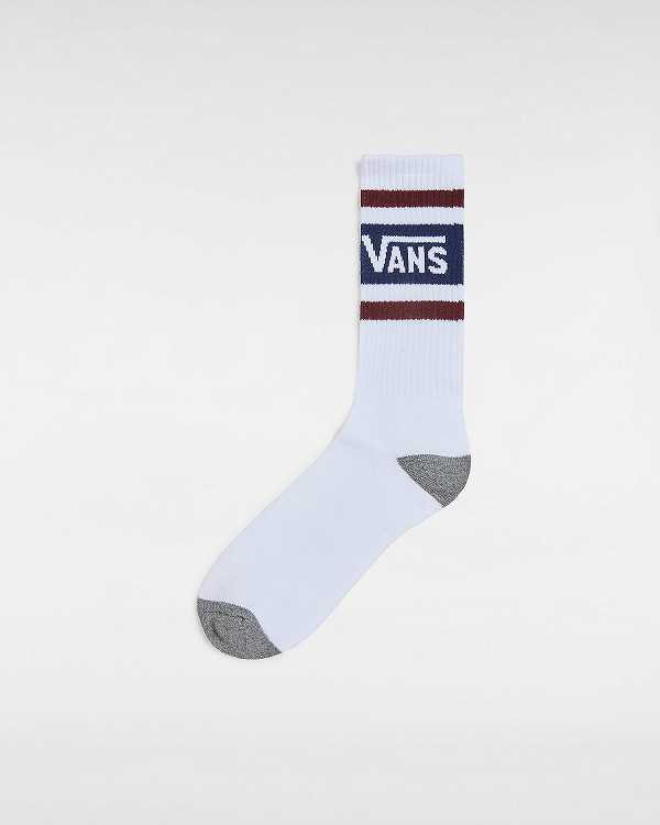 Brown Unisex Vans Drop V Crew ( 1 pair) Socks Canada | VN4732095