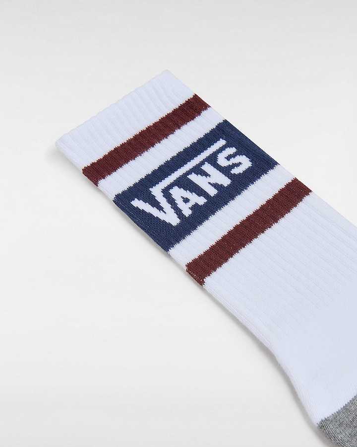 Brown Unisex Vans Drop V Crew ( 1 pair) Socks Canada | VN4732095