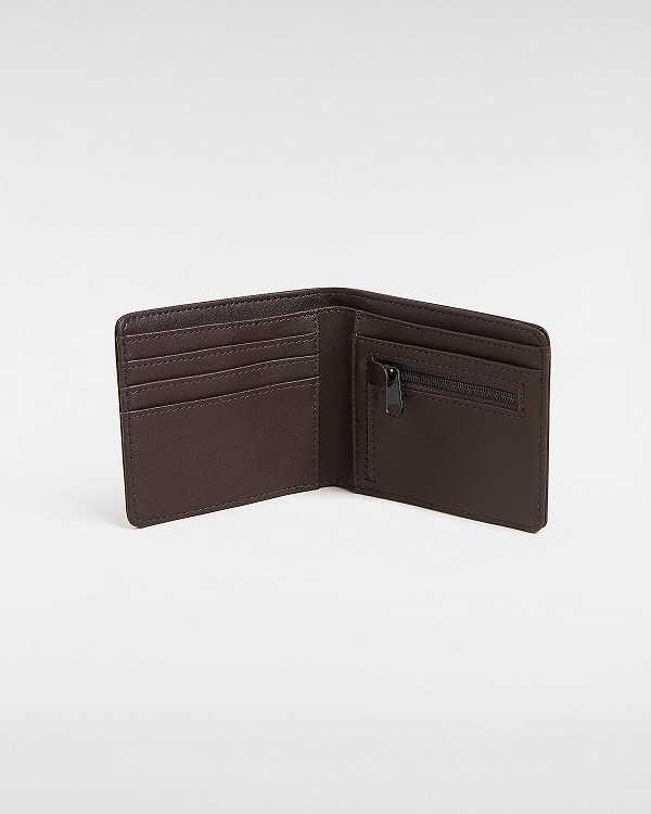 Brown Unisex Vans Drop V Wallet Canada | VN3240189